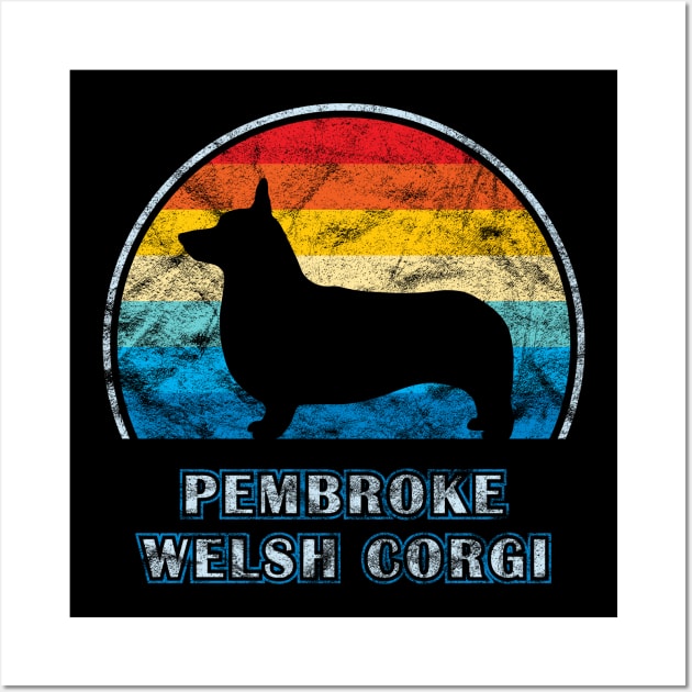 Pembroke Welsh Corgi Vintage Design Dog Wall Art by millersye